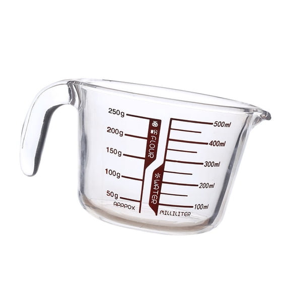 Large Capacity Glass Measuring Cup With Accurate Scale Ideal For Baking Mixing And Liquid Measurement