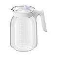 thumbnail image 1 of Large Capacity Glass Pitcher for Cold Brew and Summer Drinks - High Temperature Resistance, Easy to Clean Wide Mouth Design, Perfect for Household Use, 1 of 5