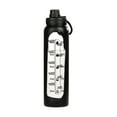 thumbnail image 1 of Large Capacity Glass Water Bottle with Handle 1000ml Sports Water Cup with Measurement Marks Transparent Drinking Glass for Home Office Gym Reusable Beverage Container for Hot Cold Drinks, 1 of 6