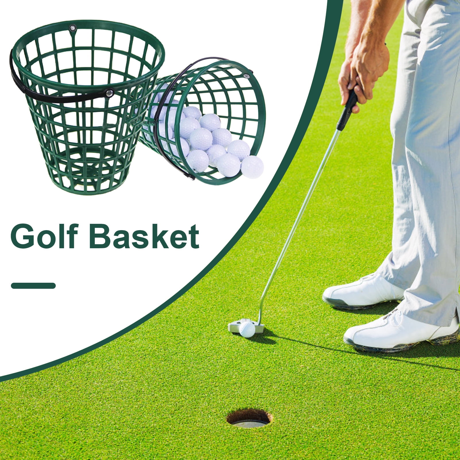 Large Capacity Golf Range Basket HighTemperature Resistance Golf Ball