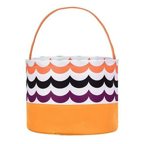 Large Capacity Halloween Candy Bag Portable, Double-Layered, Reusable Bag for Trick or Treating (Daily Use)