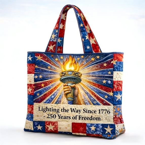 Large Capacity Handbag for Women Patriotic Tote Bag with Shoulder Strap Travel Gym Beach Shopping Carry on Bags 250 Years Anniversary Independence Day Gift