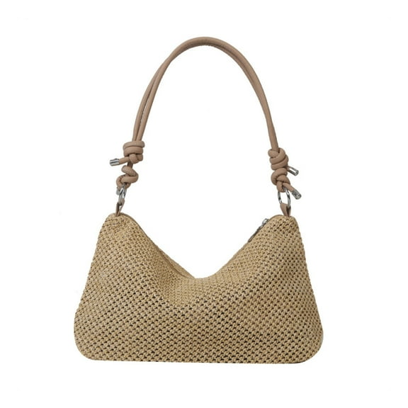 Large Capacity Handbags for Women Straw Woven Shoulder Bag Ladies Vacation Bag Female Summer Beach-Bag Seaside Tote Bag