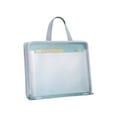 thumbnail image 1 of Large Capacity Handheld Organza Transparent File Bag, Document Storage Organizer with Waterproof Compartments, Portable Briefcase for Students and Professionals, 1 of 7