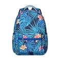 thumbnail image 1 of Large Capacity Hawaii Tropical Wind Palm Leaves Backpack: Perfect Gift for College Students, Durable Lightweight Laptop Daypack with Padded Sleeve for High School, Campus Commute, Work, and Travel, 1 of 6