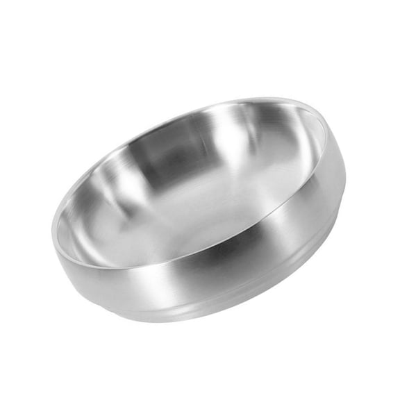 Large Capacity Heatproof Salad Bowl Stainless Steel Construction Perfect For Soups Office Meals And Entertaining