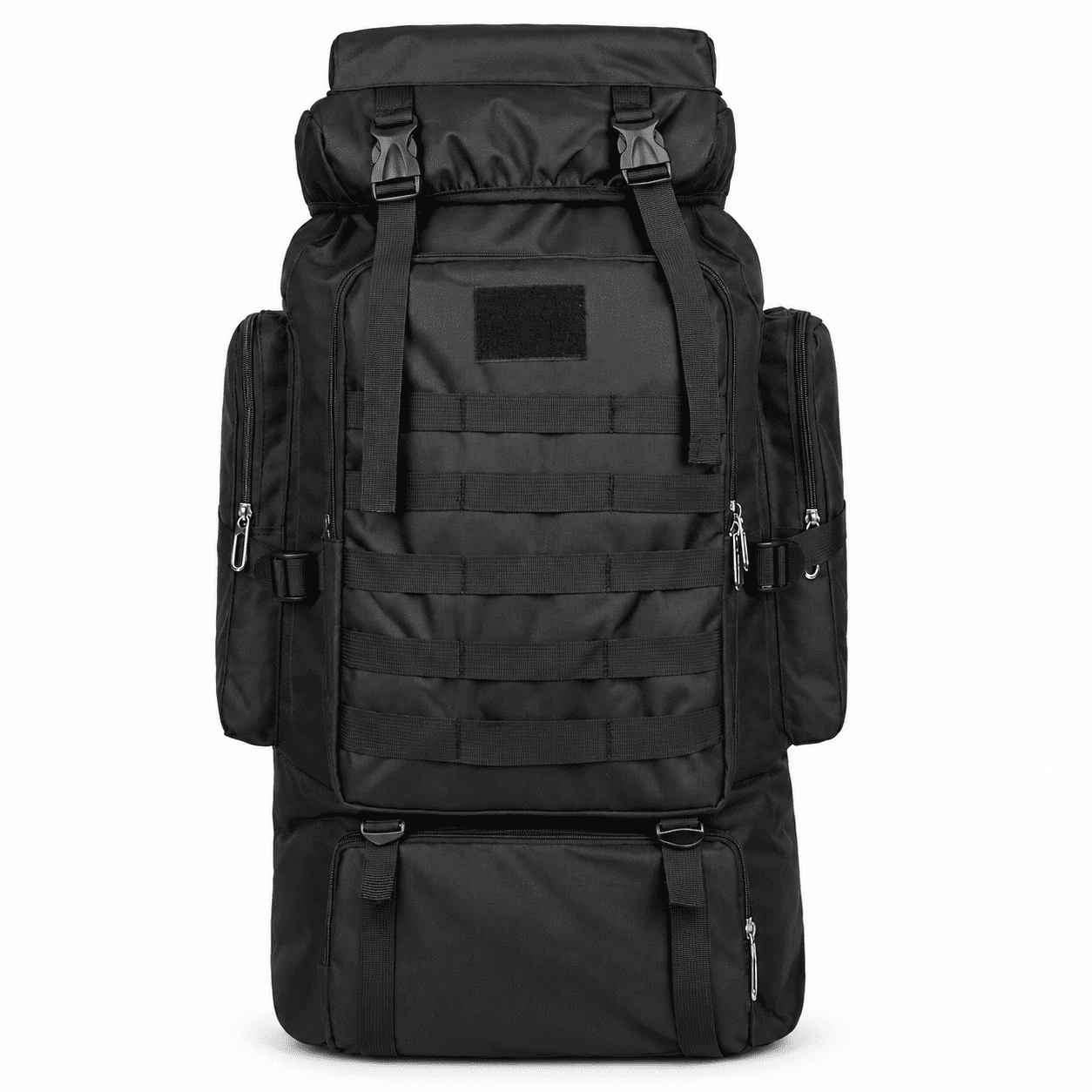 Large Capacity Hiking Backpack Outdoor Camping Rucksack Canvas Trekking ...