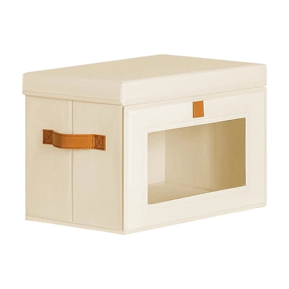 Large-Capacity Home Storage Bin with Lid, Stackable Toy & Miscellaneous Organizer Box, Durable Plastic Storage Container for Bedroom, Living Room & Playroom