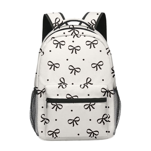 Large Capacity Ice Cream Pattern Backpack for Ages 5rd 5th 7th 9th Side Mesh Water Bottle Pocket Padded Strap Waterproof Back To School Student Bookbag