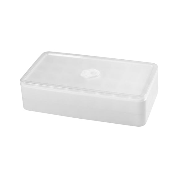 Large Capacity Ice Storage Container with Lid, Freezer Ice Storage Terrine, Snowflake Ice Tray and Small Ice Pack, Silicone Baby Food Cup and Freezer Pod Storage Tray