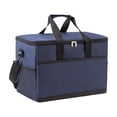 thumbnail image 1 of Large Capacity Insulated Cooler Bag, Waterproof Oxford Fabric Thermal Tote for Picnic, Camping, Travel, Lunch, and Food Delivery, 1 of 5
