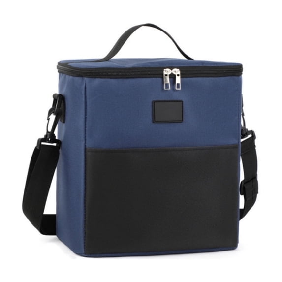 Large Capacity Insulated Lunch Bag - Durable Oxford Cloth Cooler Tote with Handle for Work, Travel, Picnics, Groceries & Breast Milk Storage - Lightweight, Waterproof, and Easy to Clean