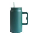 thumbnail image 1 of Large Capacity Insulated Mug Basdi 304 Stainless Steel Tumbler - Large Capacity Insulated Mug with Straw | Keeps Cold for Hours, Rust-Proof, Perfect for Outdoor and Daily Hydration, A, 1 of 9