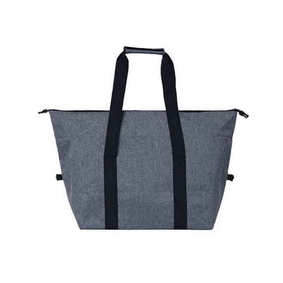 Large Capacity Insulated Picnic Bag - Portable Thermal Cooler Tote for Outdoor Camping Travel Grocery Shopping - Heavy Duty Reusable Cold and Hot Food Carrier with Handles for Beach Pool Park