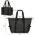 thumbnail image 1 of Large Capacity Insulated Picnic Bag Thermal Cooler Tote for Outdoor Camping Travel Grocery Shopping - Portable Foldable Cold and Hot Food Storage Carrier for Beach Park Pool, 1 of 2