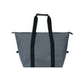 thumbnail image 1 of Large Capacity Insulated Picnic Bag Thermal Cooler Tote for Outdoor Camping Travel Portable Insulated Grocery Shopping Bag Foldable Food Cooler Carrier with Hles for Beach Park Pool Gray, 1 of 3