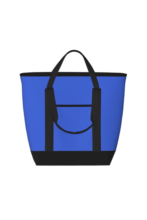 Large Capacity Insulated Tote Bag16.113.47.5in Thermal Insulation And Easy To Clean Strong Bearing Capacity Can Be Reused Navy Blue