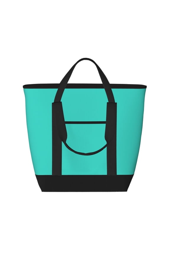 Large Capacity Insulated Tote Bag16.113.47.5in Thermal Insulation And Easy To Clean Strong Bearing Capacity Can Be Reused Teal