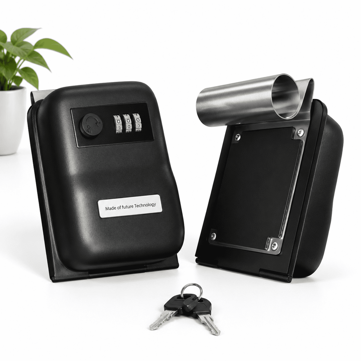 Large Capacity Key Holder Lock Box with 3-Digit Combination ...