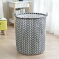 thumbnail image 1 of Large Capacity Laundry Basket, Durable 40x50cm Dirty Laundry Basket, Foldable Cylindrical Laundry Basket, Organize Clothes, Kids Room, 1 of 5