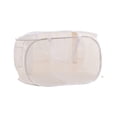 thumbnail image 1 of Large Capacity Laundry Basket with Side Pocket - Thickened, 2 Compartments, Multifunctional Sorting, Collapsible Mesh Laundry Hamper Bag, Clothes Organizer, Bathroom Supplies, 1 of 8