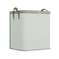 thumbnail image 1 of Large Capacity Laundry Hamper with Zipper Lid Foldable Clothes Storage Basket with Handles for Home Organization, 1 of 4