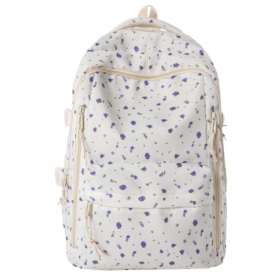 Large Capacity Lightweight Backpack, Ongmies Beige Travel Daypack for Women Men, Laptop Bookbag for Work