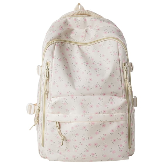 Large Capacity Lightweight Backpack, Ongmies Beige Travel Daypack for Women Men, Laptop Bookbag for Work