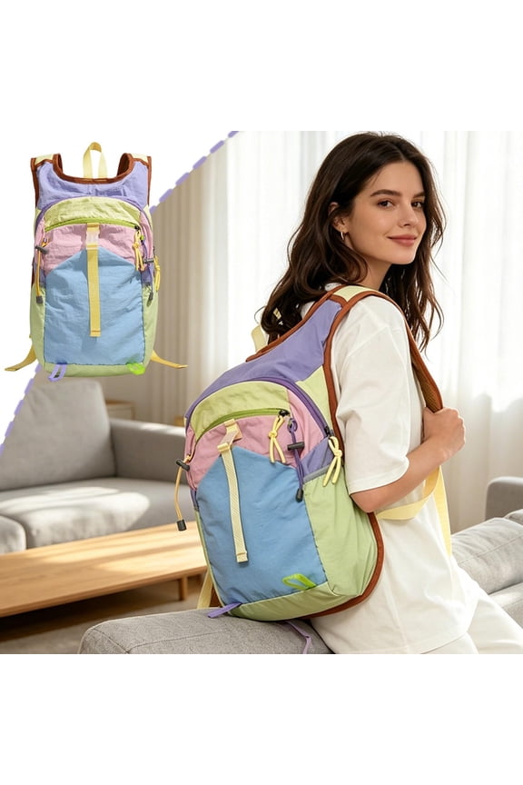 Large Capacity Lightweight Hiking Backpack Water Repellent Outdoor Travel Bag For Camping Trekking Sports School And Weekend Adventures