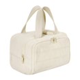 thumbnail image 1 of Large Capacity Lightweight Travel Cosmetic Bag Wide Open Design Toiletry Organizer For Women, 1 of 7