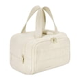 thumbnail image 1 of Large Capacity Lightweight Travel Cosmetic Organizer Bag Wide Opening Design For Women Toiletries Storage, 1 of 7