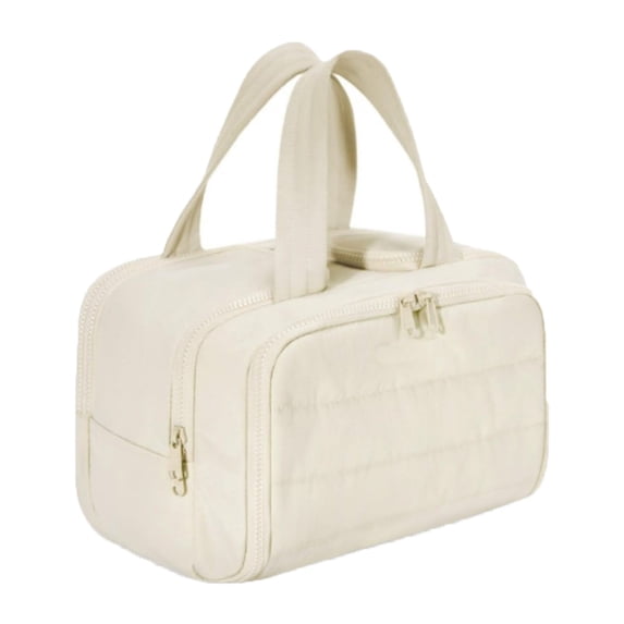 Large Capacity Lightweight Travel Cosmetic Organizer Bag Wide Opening Design For Women Toiletries Storage