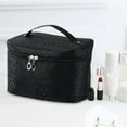 thumbnail image 1 of Large Capacity Makeup Bag for Travel - Portable Cosmetic Toiletry Organizer Pouch with Multipurpose Storage - Wash Bag for Toiletries, Cosmetics, and Essentials - 22x16x15cm Carry Case for Home, Work, 1 of 4