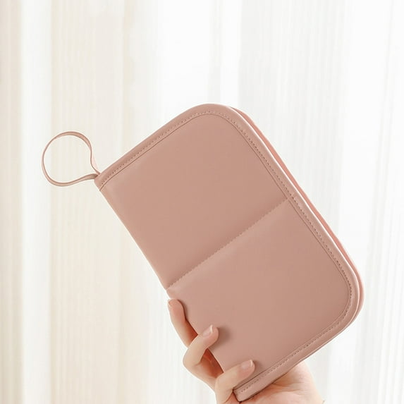 Large Capacity Makeup Brush Storage Bag, Portable Artist Tool Organizer, Eyebrow Pencil Case for Cosmetics, Professional Makeup Brush Holder and Painting Supplies Bag