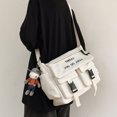thumbnail image 1 of Large Capacity Men's Casual Messenger Bag,White, 1 of 2