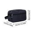 thumbnail image 1 of Large Capacity Men's Travel Toiletry Bag, Water-Resistant Nylon Kit with Multiple Compartments, Portable Wash Pouch for Grooming Essentials, Organized Storage Bag for Business Trips and Holidays, 1 of 5