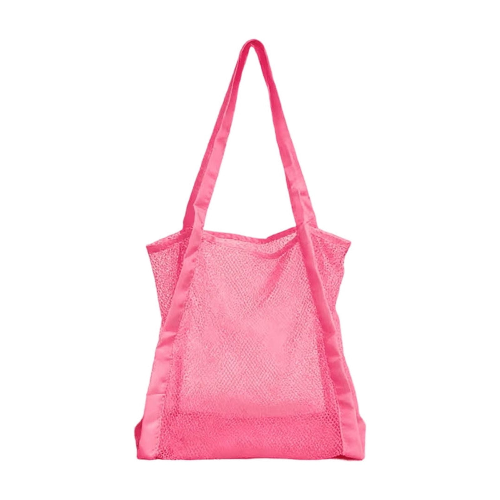 Large Capacity Mesh Beach Tote Bag, Portable Drawstring Net