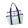 thumbnail image 1 of Large Capacity Mesh Wash Beach Bag Hollow out Handbag For Summer Vacations And Family Travel With Roomy Interior Pocket, 1 of 19