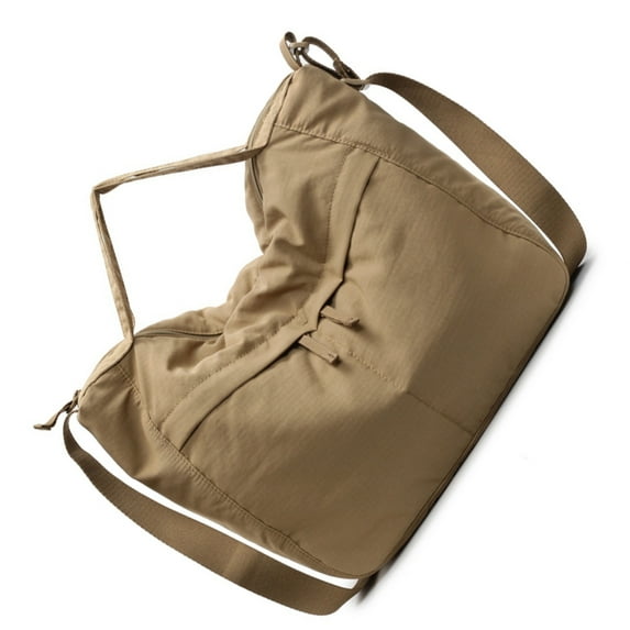 Large Capacity Messenger Bag for Women School Bag Solid Color Crossbody Bag Commuting Bag Multiple Pockets Shoulder Bag