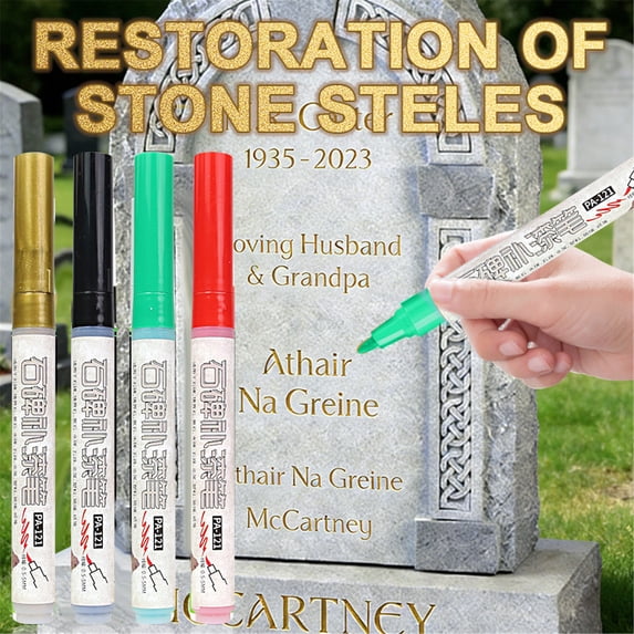 Large Capacity Metal Paint Marker with Waterproof Ink for Restoration Projects