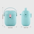 thumbnail image 1 of Large Capacity Milk Powder Spoon Portable Distribution Sealed Container, Snack Storage Scoop For Baby Formula Coffee(3.9*3.2*5.1in,Dark Green), 1 of 9