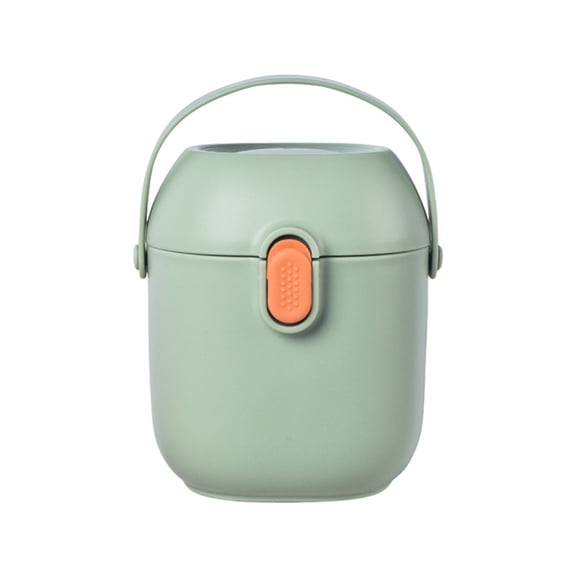 Large Capacity Milk Powder Spoon Portable Distribution Sealed Container, Snack Storage Scoop For Baby Formula Coffee(3.9*3.2*5.1in,Mint Green)