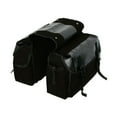 thumbnail image 1 of Large Capacity Motorbike Saddle Bag - Waterproof Canvas Panniers Box with Side Tools Pouch for Motorcycle Riding & Travel, 1 of 7