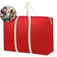 thumbnail image 1 of Large Capacity Moving Packing Bag, Foldable Luggage Storage Bag, Strong Clothes Organizer for Apartment Camping Use, 1 of 3