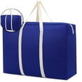 thumbnail image 1 of Large Capacity Moving Packing Bag, Foldable Luggage Storage Bag, Strong Clothes Organizer for Apartment Camping Use, 1 of 5