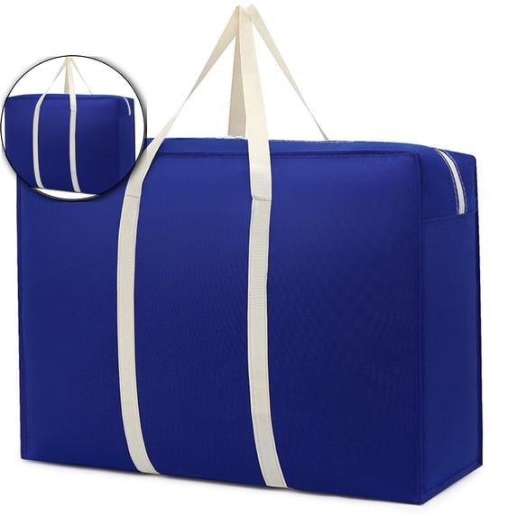 Large Capacity Moving Packing Bag, Foldable Luggage Storage Bag, Strong Clothes Organizer for Apartment Camping Use