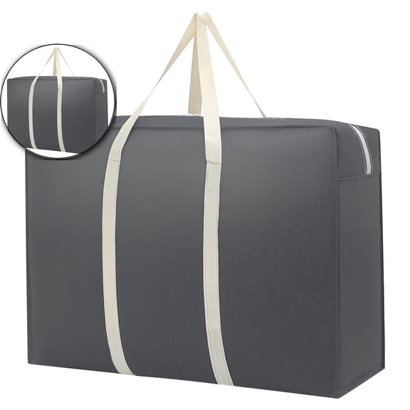 Large Capacity Moving Packing Bag, Foldable Luggage Storage Bag, Strong Clothes Organizer for Apartment Camping Use