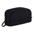 thumbnail image 1 of Large Capacity Multi Compartment Aesthetic Pencil Case For Teens And Adults With Bag Pouch Organizer For Office Supplies (Black), 1 of 4