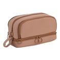 thumbnail image 1 of Large Capacity Multi Compartment Aesthetic Pencil Case For Teens And Adults With Bag Pouch Organizer For Office Supplies (Coffee), 1 of 5