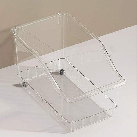 Large Capacity Multi Functional Storage Box with Pulley Plastic Organizer for Home, Bathroom, Kitchen and Living Room Snacks, Drinks and Miscellaneous Storage